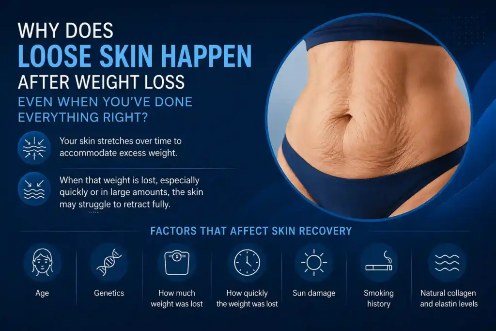 Why Does Loose Skin Happen After Weight Loss Even When You’ve Done Everything Right Market Harborough?